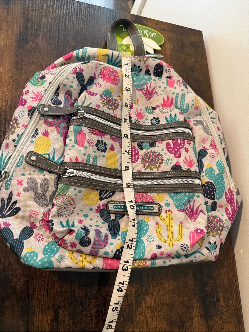 Lily Bloom Cactus Critter Print Colorful Hedgehog Mini Backpack New NWT - Picture 12 of 14